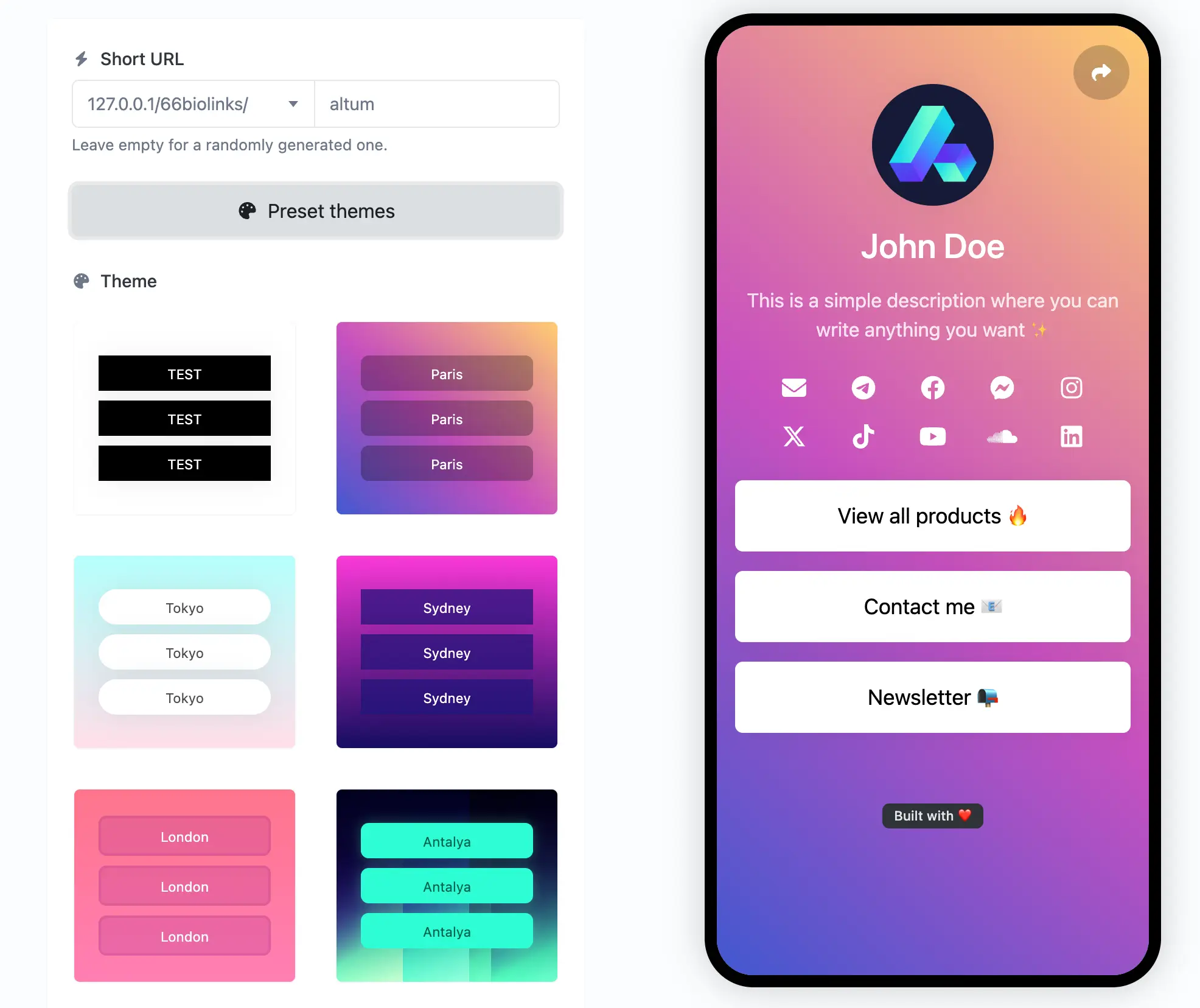 Screenshot of the app WhatsApp editing page