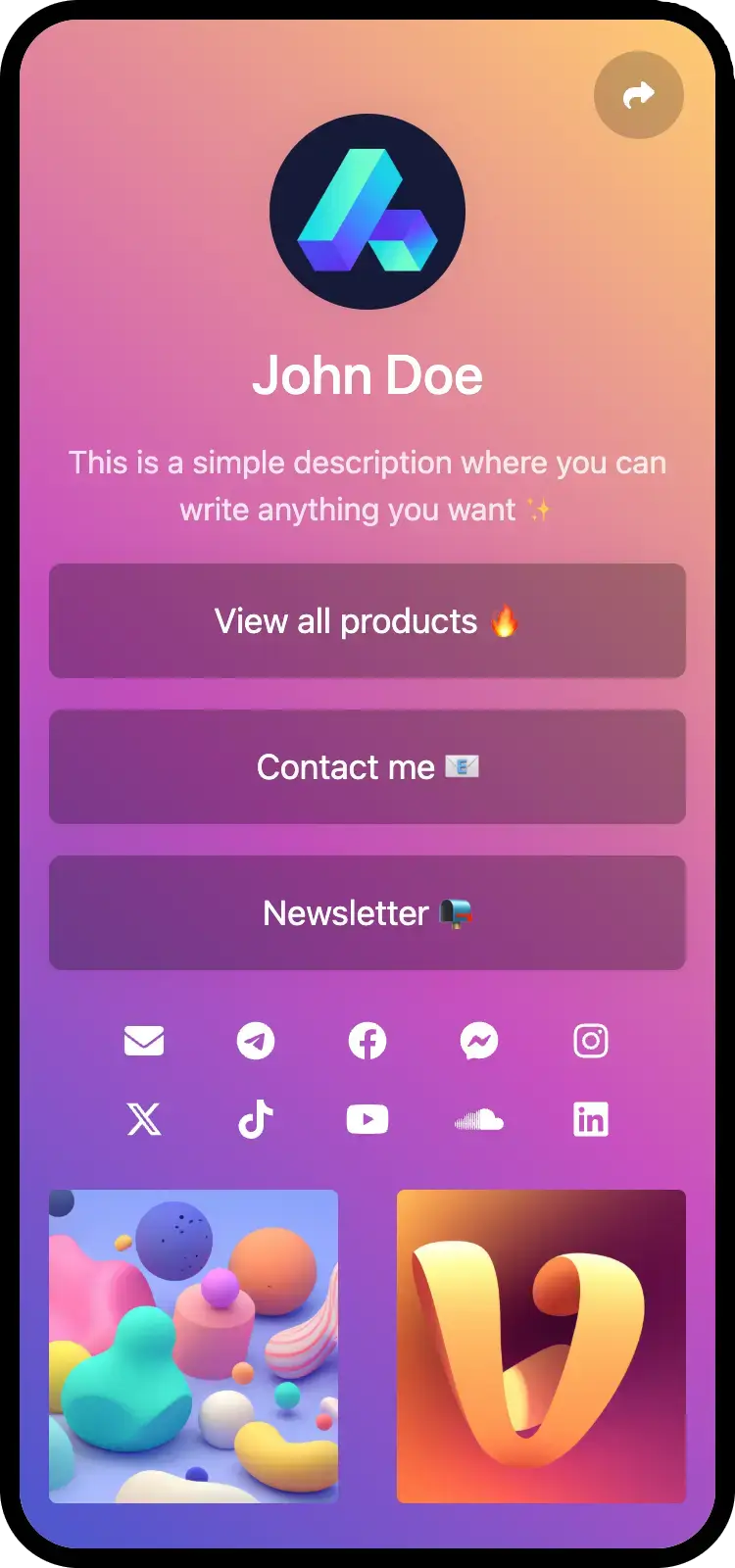 Screenshot of WhatsApp Box examples